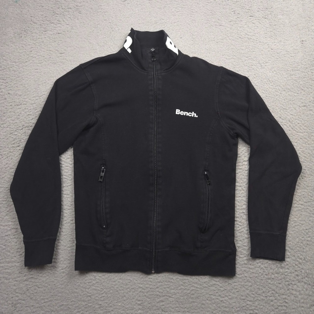 Bench Urbanwear Full Zip Athletic Moisture Wicking Jacket BLACK Sizes Med,LG,XL